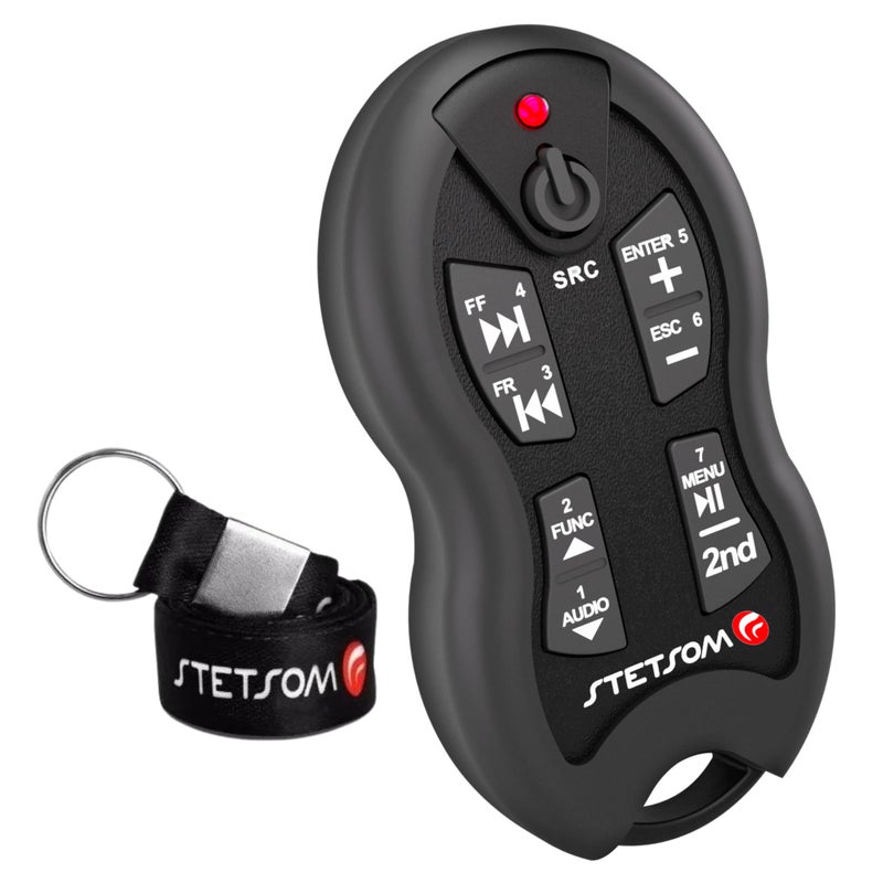 Stetsom SX2 - Universal Remote Control, Infrared, Long Range (1640 ft), 16 Functions, Learning Mode, Compatible with Car Audio Head Units, Home Devices and Video Equipment - Image 5